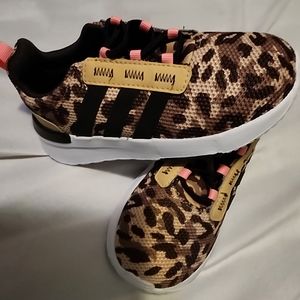 NEW ADIDAS LEOPARD/CHEETAH & PINK TODDLER GIRL SNEAKERS